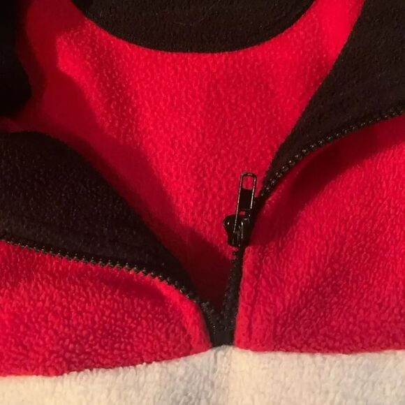 Vintage 3/4 quarter zip fleece pullover - Picture 3 of 3